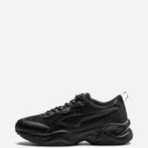 Puma Womens Cilia Trainers - Puma Black/Puma Silver/Peach Bud - UK 3