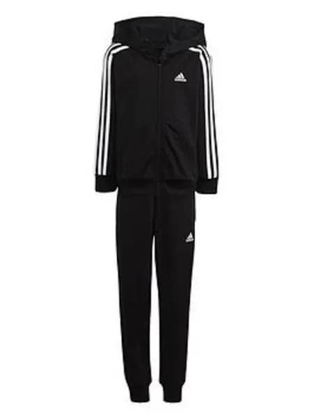 adidas Stripe Poly Tracksuit - Size 3 - 4 Years