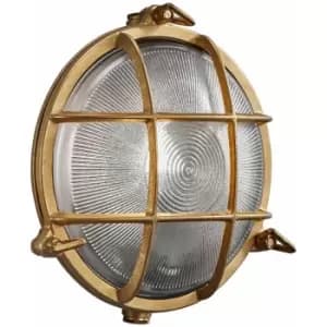 Nordlux Polperro Outdoor Bulkheads Wall Lamp Brass, E27, IP64