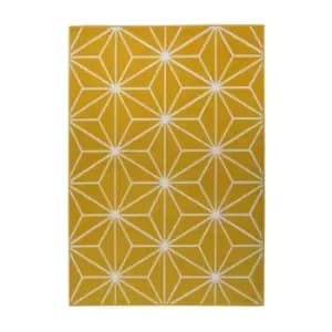 Homemaker Maestro Star Rug Ochre 080X150Cm