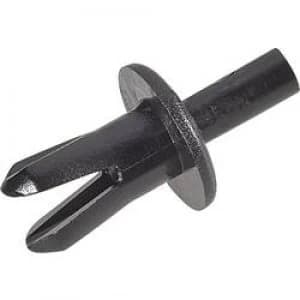 Expanding rivet Hole 4.2mm Plastic Black PB Fastener