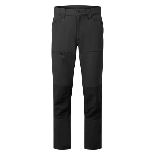 Portwest WX2 Eco Stretch Work Trousers CD886BKR34 Colour: Black