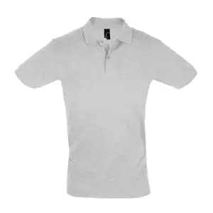 SOLS Mens Perfect Pique Short Sleeve Polo Shirt (XXL) (Grey Marl)
