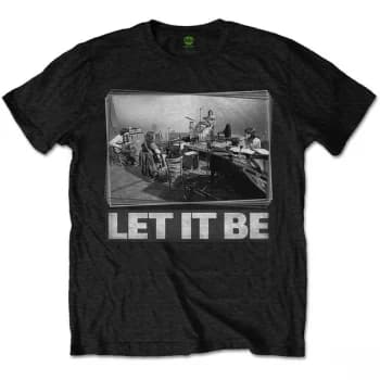 The Beatles - Let It Be Studio Mens XX-Large T-Shirt - Black