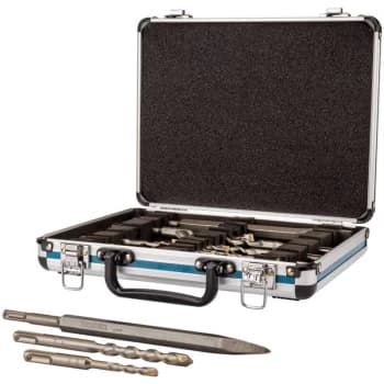 13 Piece Drill and Chisel Set Silver - Makita