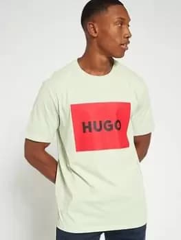 Hugo Dulive Logo Light Green T-Shirt