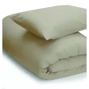 Easy Care Minimum Iron Duvet Cover Double Walnut Whip