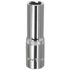 SP1213D WallDrive Socket 13mm Deep 1/2'Sq Drive Fully Polished - Sealey