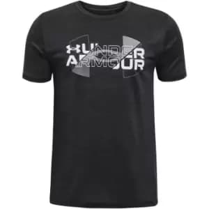 Under Armour Vented Short Sleeve T Shirt Junior Boys - Black