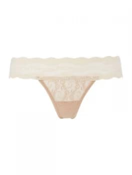 b.temptd Lace kiss thong Nude
