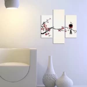 3MDF-031 Multicolor Decorative MDF Painting (3 Pieces)