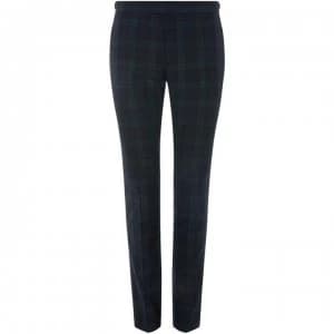 Label Lab Caipirinha Skinny Fit Blackwatch Check Trouser - Navy