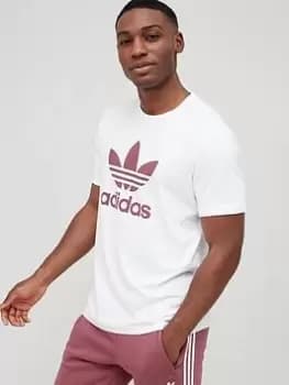 adidas Originals Trefoil T-Shirt - White Size XS Men