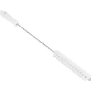 Vikan Pipe brush with handle, medium, Ø 20 mm, pack of 15, white