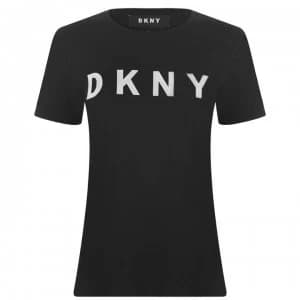 DKNY Basic logo T Shirt - Black