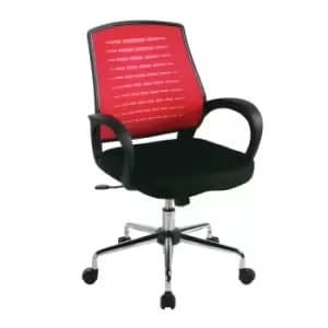 Carousel Mesh Back OperatorS Chair - Red