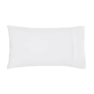Bedeck of Belfast Fine Linens 300 Thread Count Egyptian Cotton Standard Pillowcase, White