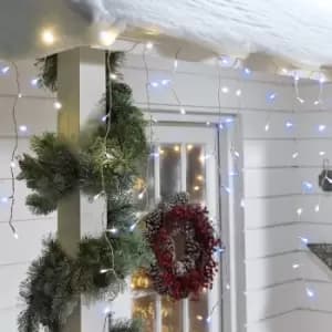 The Winter Workshop - Snowing Icicles - 960 LEDs - Blue/Cool White Mix