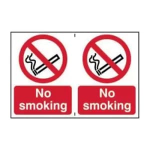 Spectrum Industrial NO Smoking - PVC (300 x 200mm)