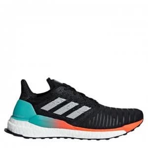 adidas SolarBoost Mens Running Shoes - Grey/Grn/Oran