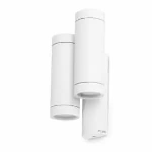 Steps 4 Light Outdoor Wall Light White IP44, GU10