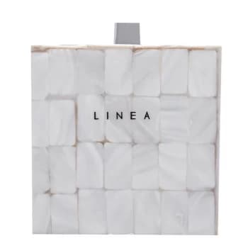 Hotel Collection Mother of Pearl Cotton Jar - Pearl