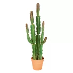 Premier Artificial Cereus Cactus in Pot 101cm