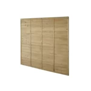 6ft x 6ft (1.83m x 1.83m) Pressure Treated Superlap Fence Panel - Pack of 3 (Home Delivery)