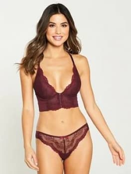 Gossard Lace Thong - Fig
