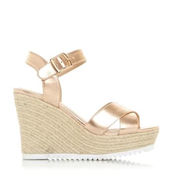 Head Over Heels Dune Katyaa Espadrille Wedge Sandals - 638