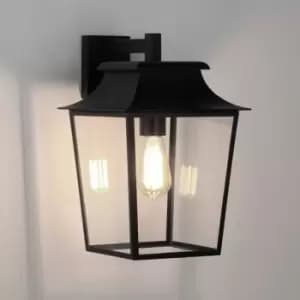 Richmond Outdoor Large Wall Lantern Textured Black, E27
