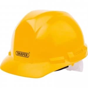 Draper Hard Hat Safety Helmet Yellow