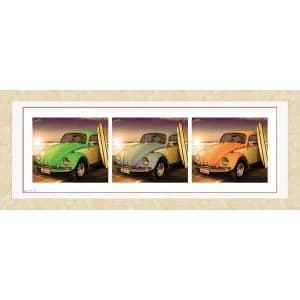 VW Californian Beetles (Beech) Framed Photographic Print
