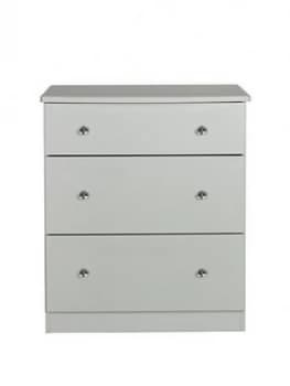 Swift Verve Ready Assembled 3 Drawer Deep Chest