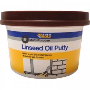 Everbuild Multi Purpose Linseed Oil Putty Brown 500g