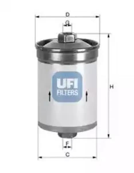 UFI 31.531.00 Fuel Filter Petrol