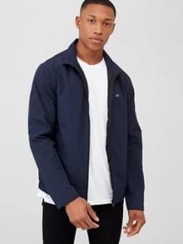 Calvin Klein Jeans Crinkle Nylon Blouson Jacket - Navy