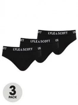 Lyle & Scott Owen 3 Pack Brief - Black