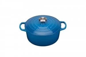 Le Creuset Signature Round Casserole 24cm Marseille Blue