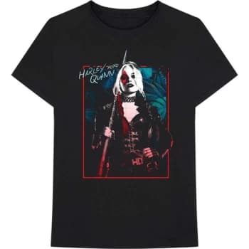 The Suicide Squad - Harley XOXO Unisex Large T-Shirt - Black