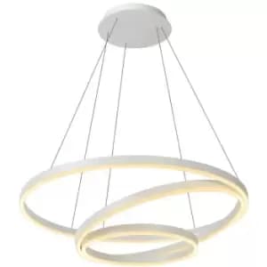 Lucide TRINITI - Pendant Light - Ø80cm - LED Dim. - 3000K - White