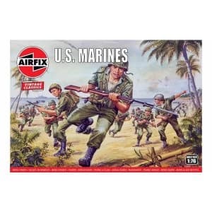 WWII US Marines 1:76 Air Fix Figures