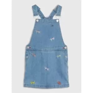 Tommy Hilfiger Dungaree Critter Dress - Blue