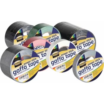 50mm x 50m Black Premium Gaffer Tape Cloth Gaffa Duct Waterproof - Prosolve