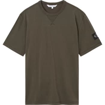 Calvin Klein Jeans Badge Tee - Olive LBL