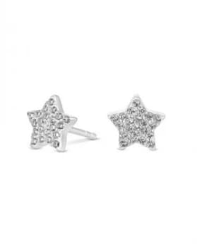 Simply Silver Star Stud Earrings