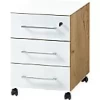 Germania Pedestal 4201-242 Navarra Oak, White 400 (W) x 500 (D) x 550 (H) mm