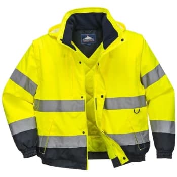 Portwest - C468YERM - sz M HI-Vis 2-in-1 Jacket - Yellow