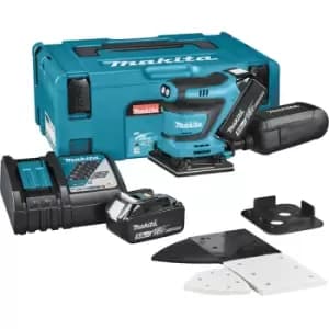 MAKITA DBO480RTJ 18v Palm sander quarter sheet