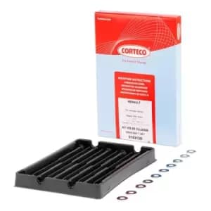 CORTECO Cylinder Head Bolt Kit 016213B Bolt Kit, cylinder head RENAULT,DACIA,CLIO II (BB0/1/2_, CB0/1/2_),KANGOO (KC0/1_),KANGOO Express (FC0/1_)